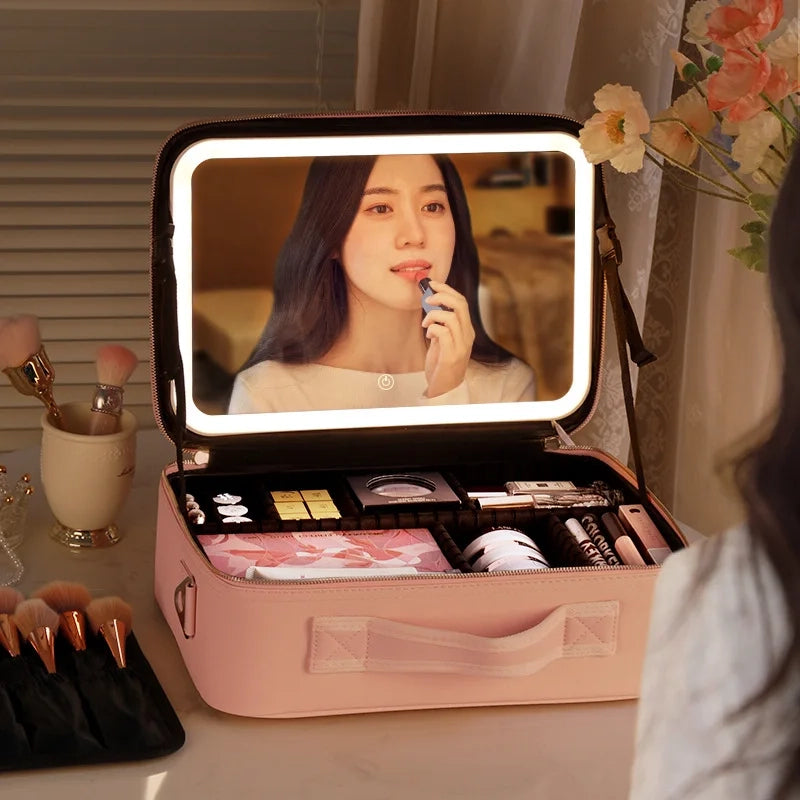 Cosmetiquero con luz