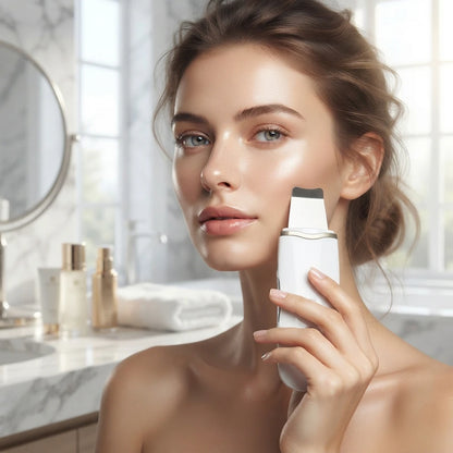 Paleta Ultrasónica Limpiador Facial