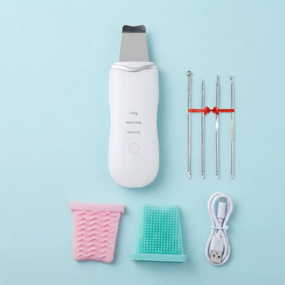 Paleta Ultrasónica Limpiador Facial